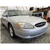 Image 8 : 30 -- 2001 FORD TAURUS SE, SILVER, 183147 KMS, FRONT WHEEL DRIVE