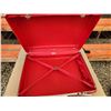 Image 2 : 328 -- SAMSONITE SATURN II RED HARDSHELL SUITCASE