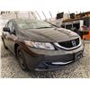 Image 8 : 33 -- 2013 HONDA CIVIC, BROWN, 285544 KMS, FRONT WHEEL DRIVE