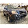 Image 8 : 123 -- 2006 HYUNDAI TUCSON, BLUE, 288042 KMS, ALL WHEEL DRIVE