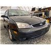 Image 8 : 3 -- 2007 FORD FOCUS, BLACK, 179307 KMS, FRONT WHEEL DRIVE