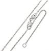 Image 7 : NEW 14k White Gold 0.81 ctw GIA Oval Diamond Solitaire Pendant & Adjustable Chai