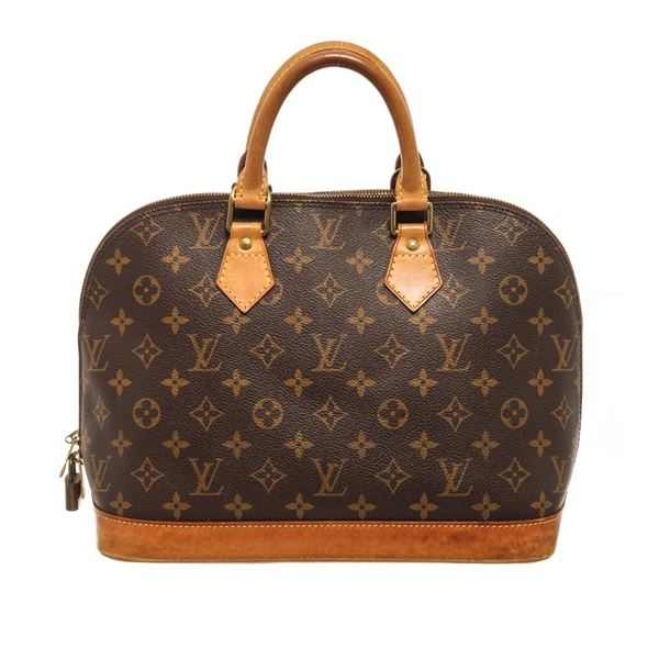 Louis Vuitton Brown Monogram Canvas and Leather Alma PM Bag