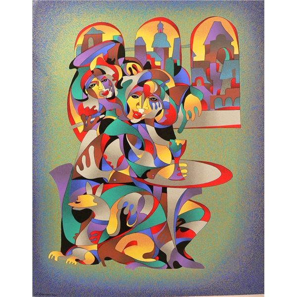 Cafe by Anatole Krasnyansky