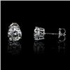 Image 1 : 1.92 ctw G to H COLOR SI1 to I1 CLARITY Diamond 14K White Gold Stud Earrings