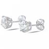 Image 3 : 1.92 ctw G to H COLOR SI1 to I1 CLARITY Diamond 14K White Gold Stud Earrings