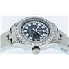 Image 3 : Rolex Ladies Quickset Sapphire Stainless Steel Black Diamond Lugs Datejust Wrist