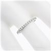 Image 3 : NEW Classic 18k White Gold 0.25 ctw Round Prong Diamond 2.2mm Wedding Band Ring