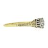 Image 6 : Antique Edwardian 14K Gold GIA 0.78 ctw European Diamond Solitaire Engagement Ri