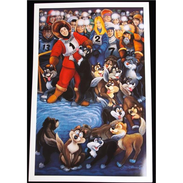 Alaska Iditarod by G.R. Cassarino Walt Disney Artist