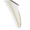 Image 2 : Estate 19" 8.5-9.5mm Classic Pearl Strand Necklace with 14k Gold Filigree Clasp