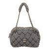 Image 1 : Chanel Gray Fabric X Nylon Bubble Shoulder Bag