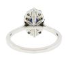 Image 8 : NEW 14K Gold 1.58 ctw GIA NO HEAT Oval Prong Sapphire Diamond Halo Engagement Ri