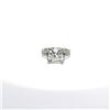 Image 1 : 5.02 ct. EGL USA Diamond Wedding Engagement Ring - 14KT White Gold