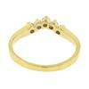 Image 6 : NEW 14k Yellow Gold .26 ctw Round Prong Diamond Curved Stackable Wedding Band Ri