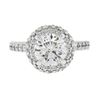 Image 5 : 18k White Gold Tacori GIA Round Diamond 2.51 ctw Engagement Ring Style HT 2522 R