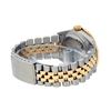 Image 5 : Rolex Mens Two Tone Green Vignette Princess Cut Diamond Datejust Wristwatch