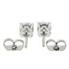 Image 2 : NEW Classic 14k White Gold 0.80 ctw Round Brilliant Diamond Prong Stud Earrings
