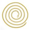 Image 3 : NEW Unisex Solid 14k Yellow Gold 3.4mm Miami Cuban Curb Link 24" Chain Necklace