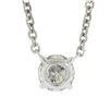 Image 5 : New 14K Gold.38 ctw Round Brilliant Diamond Solitaire Pendant w/ Adjustable Chai