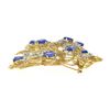 Image 5 : Jack Gutschneider Handmade 18k Gold 16.5 ctw Tanzanite Diamond Large Flame Brooc