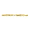 Image 4 : 14K Gold 1.75 ctw Round Fancy Champagne Diamond "S" Link Line Tennis Bracelet