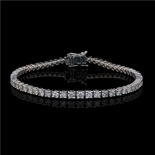 5.63 ctw Diamond 14KT White Gold Tennis Bracelet