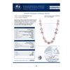 Image 4 : 60.70 ctw Morganite and 1.44 ctw Diamond 14K Rose Gold Necklace