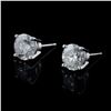 Image 3 : 3.05 ctw H to I COLOR I1 to I2 CLARITY Diamond 18K White Gold Stud Earrings