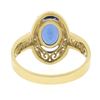 Image 7 : NEW 14k Gold 2.0 ctw Violet Blue Oval Tanzanite w/ Scroll Open Work Solitaire Ri