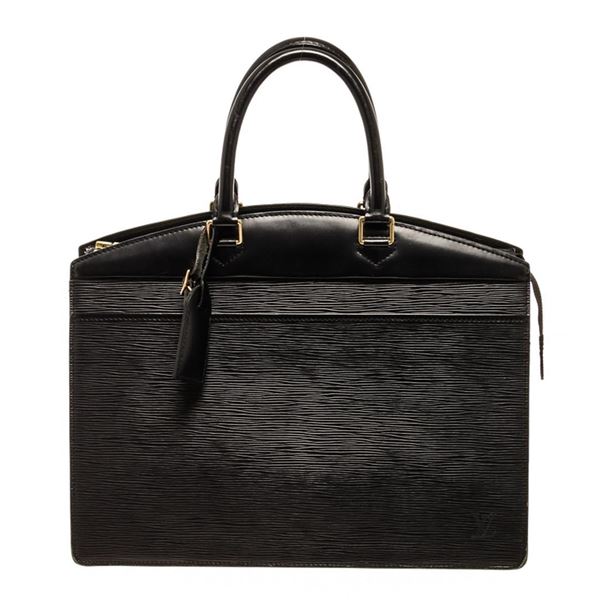 Louis Vuitton Black Epi Leather Riviera Bag