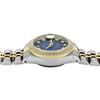 Image 6 : Rolex Ladies Quickset 18K Gold And Steel Blue Vignette Diamond Datejust Wristwat