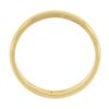 Image 5 : Classic 14k Yellow Gold 3.5mm Domed Polished w/ Milgrain Stack Wedding Band Ring