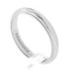 Image 6 : Men's Classic Art Carved 14k White Gold 3.6mm Dome w/ Milgrain Wedding Band Ring