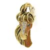 Image 5 : Frascarolo & Co. 18K Gold Detailed Enamel 3D Horse Head Pin Brooch w/ Diamonds
