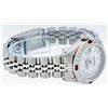 Image 3 : Rolex Ladies Quickset Stainless Steel White Diamond And Ruby 26MM Datejust Wrist