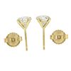 Image 4 : NEW 18k Gold 1.81 ctw GIA Round Brilliant Diamond 4 Prong Martini Stud Earrings