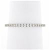 Image 1 : 14k White Gold 0.33 ctw Pave Diamond Thin Petite Stack Wedding Eternity Band Rin