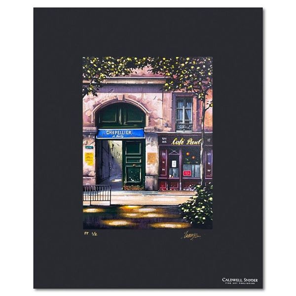 Cafe Paul (Black) by Thomas Pradzynski (1951-2007)