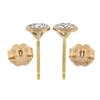 Image 5 : New 14k Rose Gold 0.47 ctw Martini Bezel Round Brilliant Diamond Stud Earrings