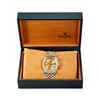 Image 9 : Rolex Mens Two Tone Sapphire Quickset Champagne Diamond Dial Datejust With Rolex