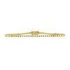 Image 3 : NEW Classic 14k Gold VS F 3.23 ctw Round Brilliant Diamond Line Tennis Bracelet