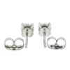 Image 2 : NEW Classic 14k White Gold 0.50 ctw Round Brilliant Diamond 4-Prong Stud Earring