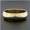 Image 2 : Unisex Classic 14K Gold 6mm Wide Plain Dome Polished Stackable Wedding Band Ring