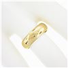 Image 3 : Unisex Classic 14K Gold 6mm Wide Plain Dome Polished Stackable Wedding Band Ring