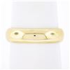 Image 1 : Unisex Classy 14K Yellow Gold 5mm Plain Domed Polished Stack Wedding Band Ring