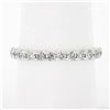 Image 2 : Blue Nile .950 Platinum 1.08 ctw Pave Diamond Stack Wedding Eternity Band Ring
