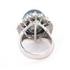 Image 3 : 14mm Tahitian Cultured Pearl and 1.80 ctw Diamond 18K White Gold Ring (GIA CERTI