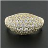 Image 2 : Kurt Wayne 18k Gold 2.25 ctw Pave Round Brilliant Diamond Wide Domed Band Ring