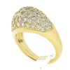 Image 9 : Kurt Wayne 18k Gold 2.25 ctw Pave Round Brilliant Diamond Wide Domed Band Ring